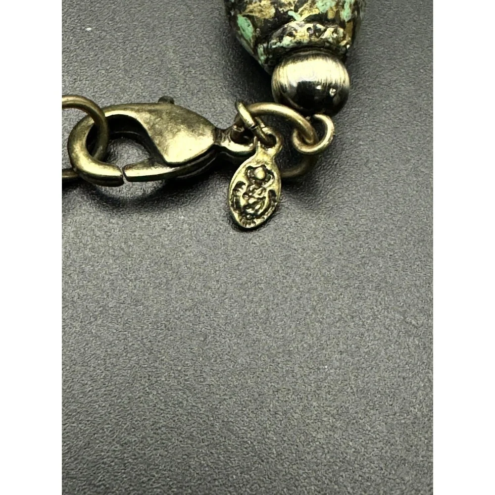 Premier Designs St Lucia Convertible 2‎ Strand Gold Tone Faux Turquoise Necklace